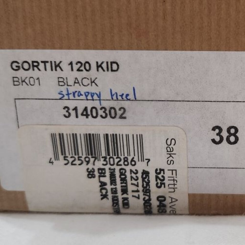 EUC Christian Louboutin Gortik 120 Black Kid Leather Size 7.5, EU Size 38 - Picture 9 of 9